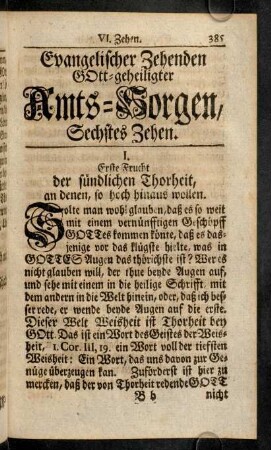 385-448, VI. Zehen.