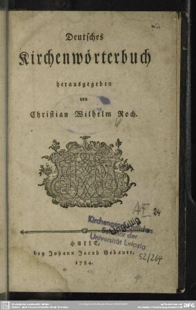 Deutsches Kirchenwörterbuch