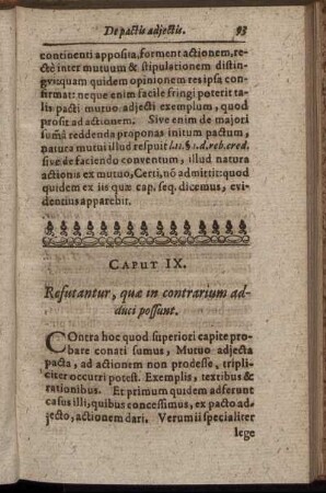 Caput IX. Refutantur, quæ in contrarium adduci possunt.