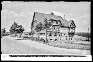 Hermsdorf im Erzgebirge bei Rehefeld, Hotel Kurhaus Wettin