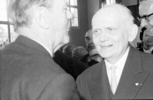 Hausen im Wiesental: Prof. Dr. Minder und Kultusminister Dr. Storz