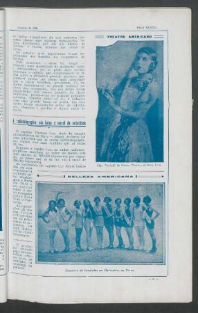 Theatro americano : Olga Treskoff