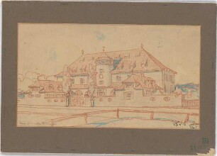 Fischer, Theodor; Tübingen; Haus Siebeck - Perspektive