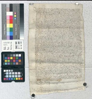 Notariatsinstrument in Betreff des Dekanatswahlstreites im Stifte Paderborn.