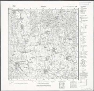 Meßtischblatt 1794 : Barten, 1936 : Barten. - Hrsg. 1926. - 1:25000. - [Berlin]: Reichsamt für Landesaufnahme, 1936. - 1 Kt.