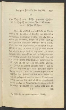 III. Der Begriff eines ethischen gemeinen Wesens ist der Begriff von einem Volke Gottes unter ethischen Gesetzen