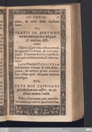 XII. Deus Nos Castigans gratiam suam non auffert, nec abalienat animum à nobis.