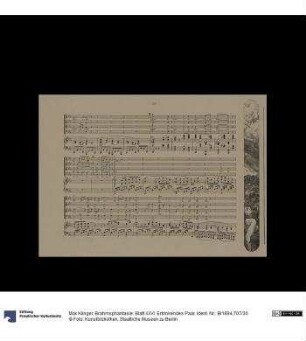 Brahmsphantasie: Blatt XXVI. Ertrinkendes Paar