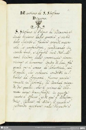 Martirio di Santo Stefano Diacono.