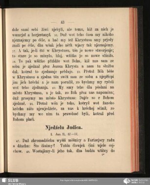 Njedźelu Judica