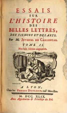Essais Sur L'Histoire Des Belles Lettres, Des Siences Et Des Arts, 2
