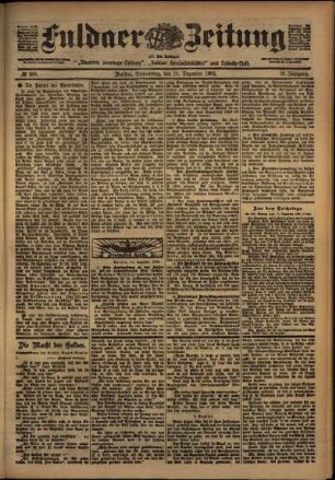 Ausgabe vom Donnerstag, den 11. Dezember 1902.