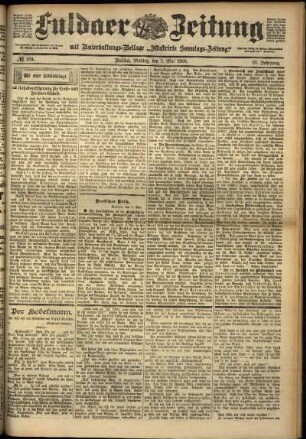 Ausgabe vom Montag, den 07. Mai 1900.