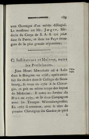 C) Instituteurs et Maîtres, outre les Professeurs