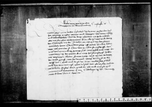 Markgraf Albrecht schreibt Ulrich von Westerstetten, Vogt von Blaubeuren, wegen der von diesem angeregten Einungsverhandlungen.