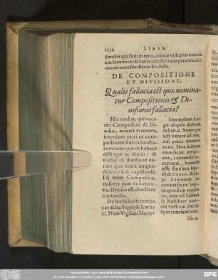 De Compositione Et Divisione.