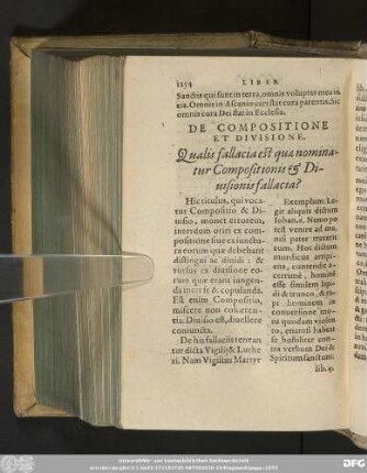 De Compositione Et Divisione.