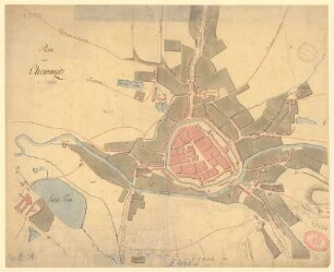 Plan von Chemnitz