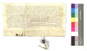 Freitag nach St. Walburg; Henslin Lohmann von Beldersrot begibt sich in den Schutz Ulrichs von Hohenlohe; Siegel: Neuenstein.