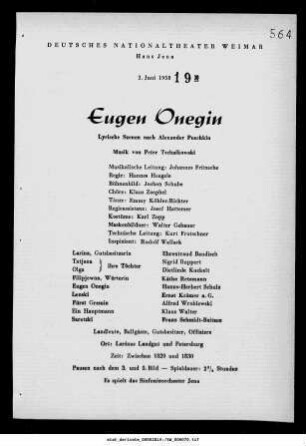 Eugen Onegin