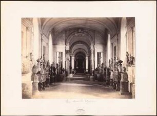 Vatikanische Museen, Rom Museo Pio Clementino: Innnenansicht in das Museo Clementino in den vatikanischen Museen
