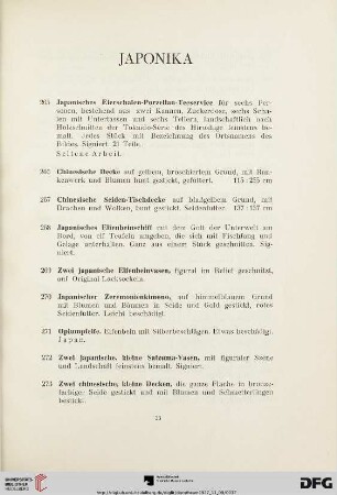 Japonika (Nr.265-306)