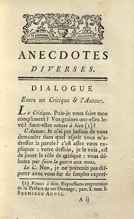 Délassements de l'homme sensible, ou anecdotes diverses : Seconde Année, 1