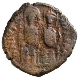 Münze, Follis, 570 / 571