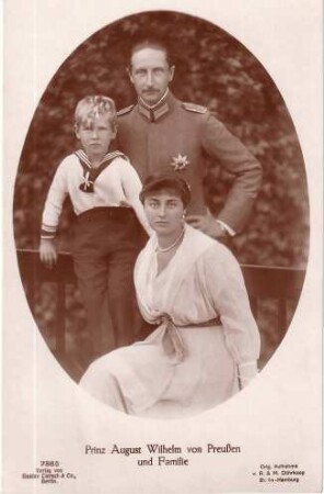 Prinz August Wilhelm von Preußen und Familie