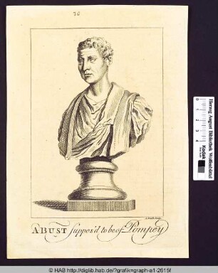 A Bust suppos'd to be of Pompey