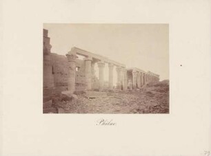 Tempel in Philea in Ägypten