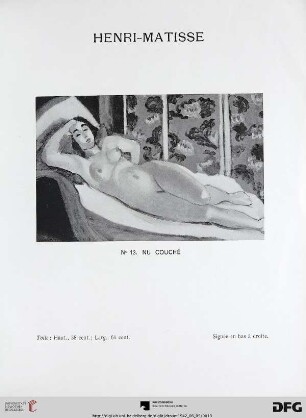 Henri-Matisse (Nr. 13-14)