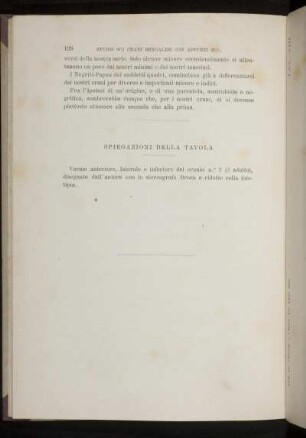 Spiegazione Della Tavola