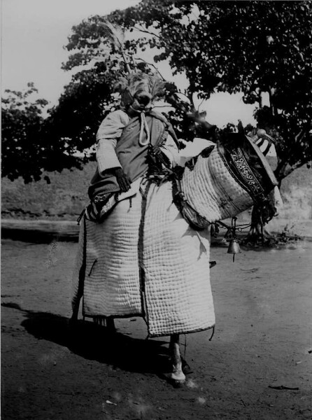 Rider with cotton armour