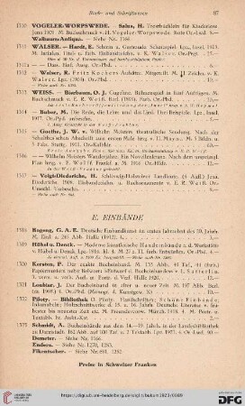 Einbände (Nr. 1318-1349a)