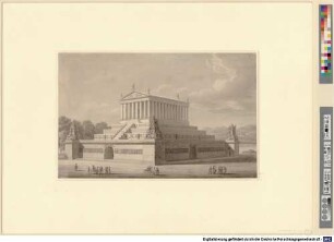Nachlass von Leo von Klenze (1784-1864) - BSB Klenzeana, VIII.46.a. Denkmal des Weltfriedens - BSB Klenzeana VIII.46.a