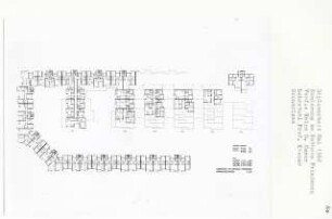 Sanierung am Rathaus Friedenau, Berlin-Friedenau (Diplomarbeit bei Willy Kreuer): Grundrisse Normalgeschosse 1:200