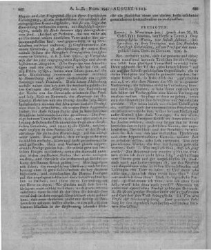 Gittermann, R. C.: Drey evangelische Worte, vom Inhalt schwer. Emden: Woortmann 1821
