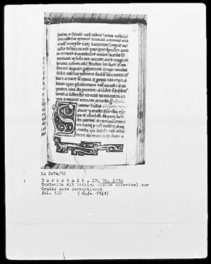 Psalterium und Diurnale — Initiale S (imme sacerdos), Folio 128 recto
