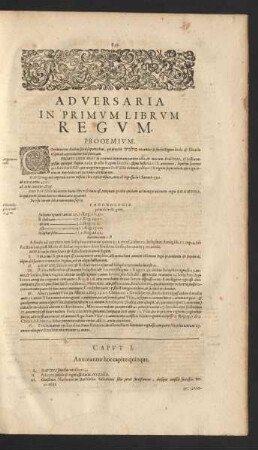 Adversaria In Primum Librum Regum