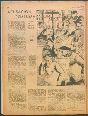 Acusación póstuma : Cuento por Eduardo Mitchell