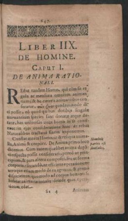 Caput I. De Anima Rationali.