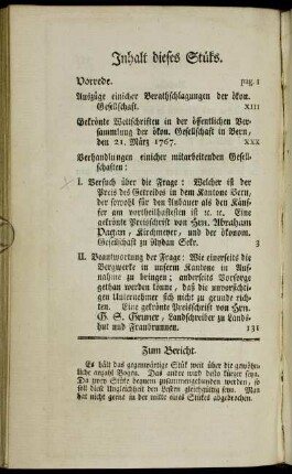 Inhalt dieses Stüks