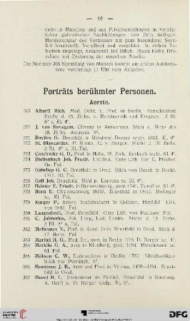 Porträts berühmter Personen (Nr. 368-818)