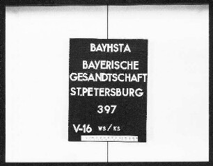 Die Übersendung des Werkes des russischen Staatsrates von Goetze: Albert Suerbeer, Erzbischof von Preußen, Livland und Estland an König Ludwig I.