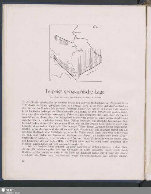 Leipzigs geographische Lage