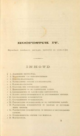 Hoofdstuk IV. Nijverheid, landbouw, neringen, bedrijven en ambachten