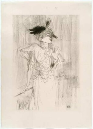 Mademoiselle Marcelle Lender, debout
