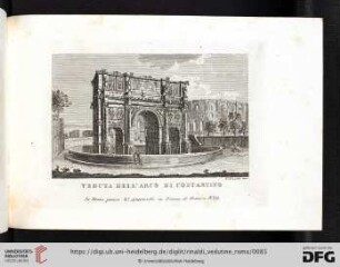 Veduta dell'arco di Constantino