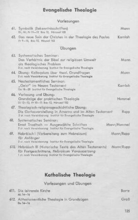 Evangelische Theologie